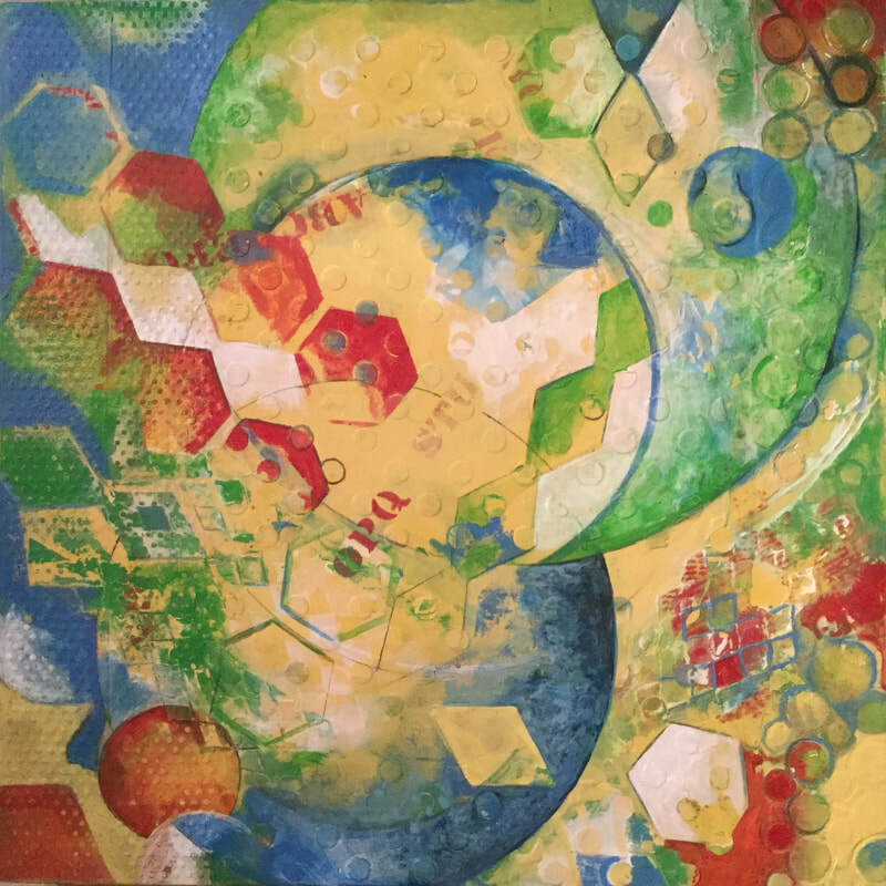 Erika's Space Odyssey
Mixed Medium 2' x 2' x 2